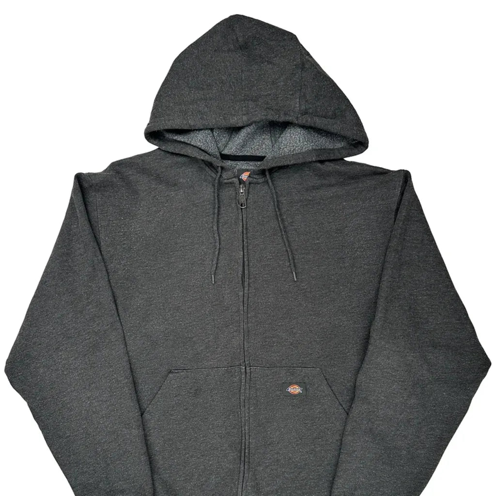 Dickies Hoodie - Large Gray Cotton Blend