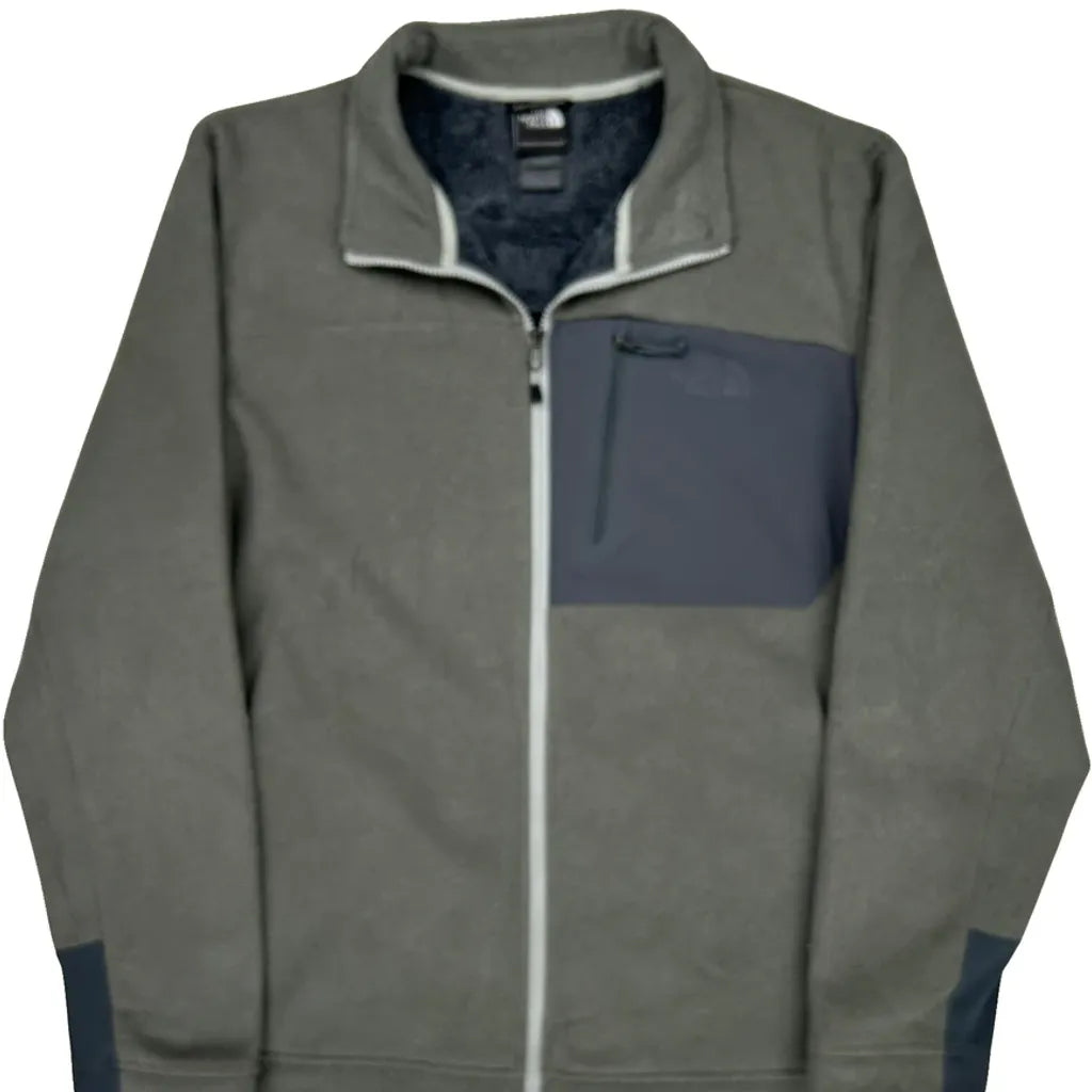 The North Face Fleece Jacket - XL Gray Polyester