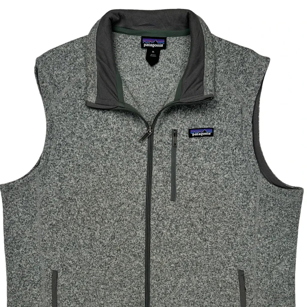 Patagonia Fleece Vest - XL Gray Polyester