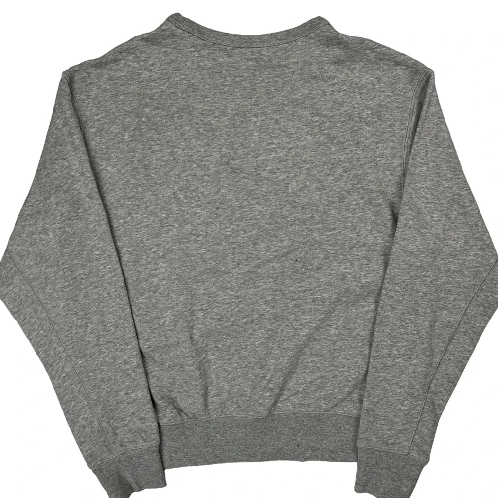 Adidas College Sweatshirt - Medium Gray Cotton
