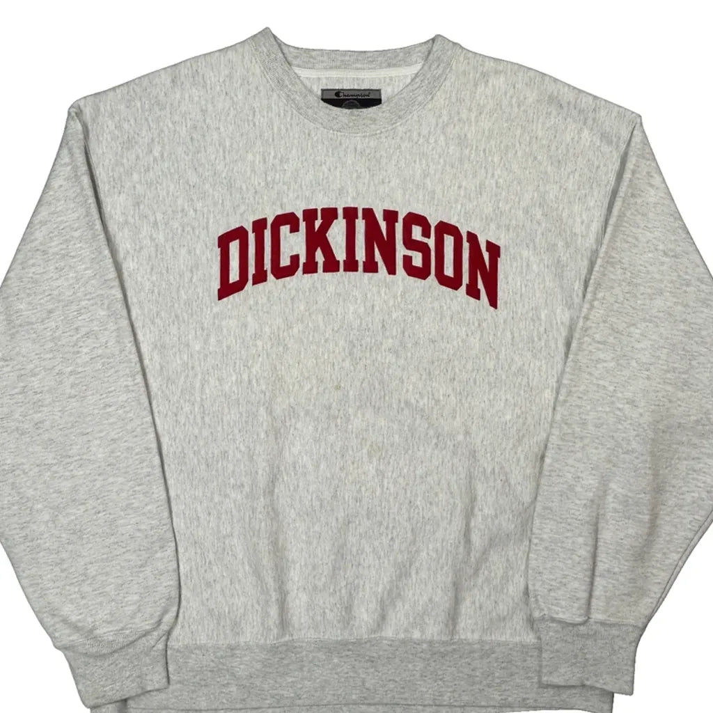 Reverse Weave Champion Dickinson Sweatshirt - XL Gray Cotton Blend