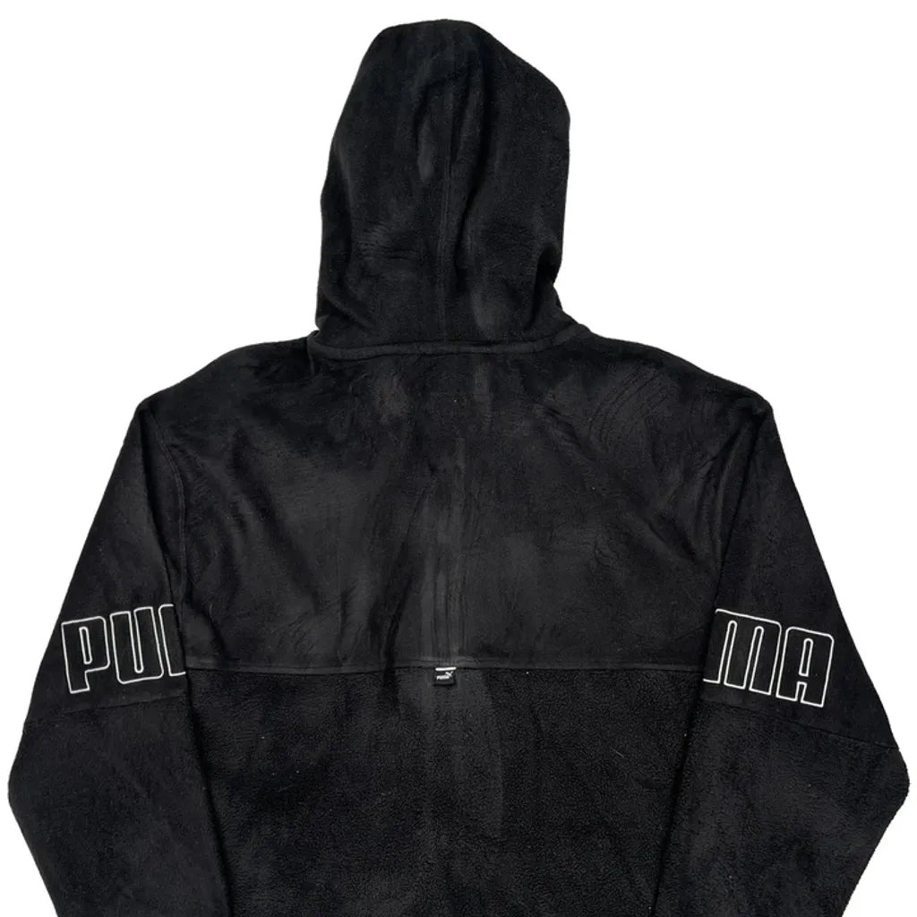 Puma Hoodie - Large Black Polyester