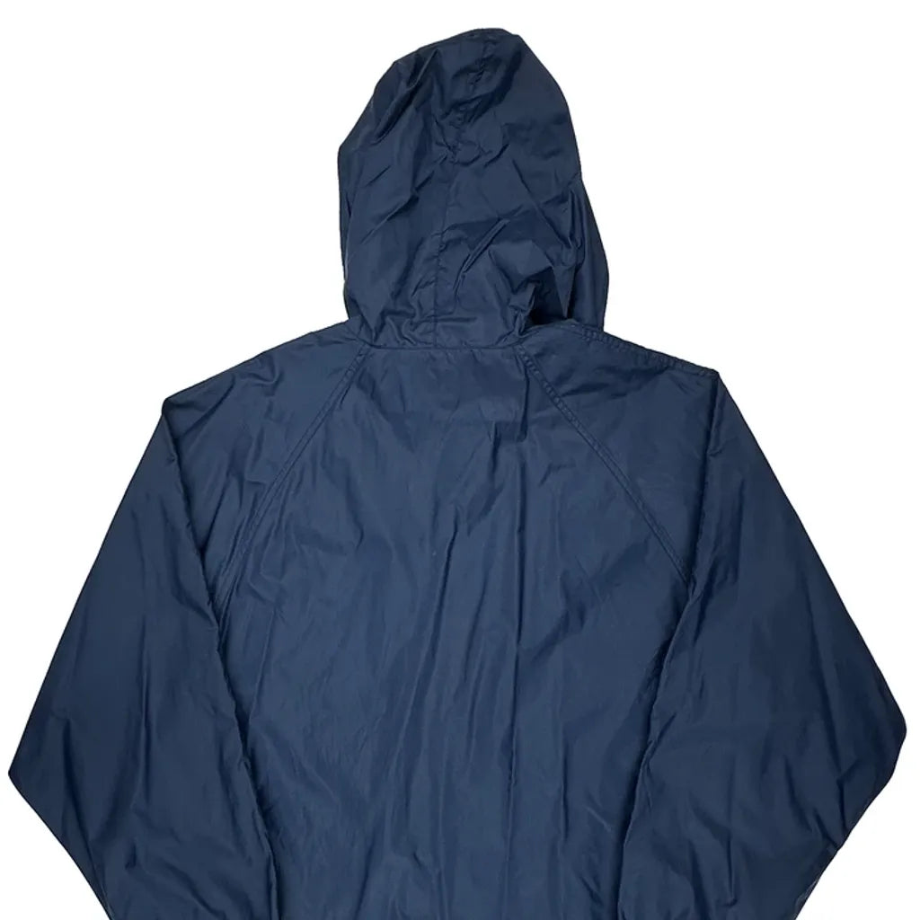 Adidas Spellout Windbreaker - Medium Blue Polyester
