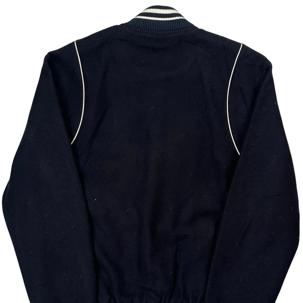 Unbranded Varsity Jacket - No Size Navy Wool Blend