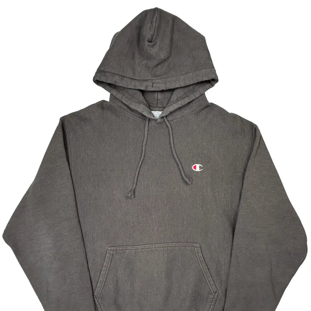 Reverse Weave Champion Hoodie - XL Gray Cotton