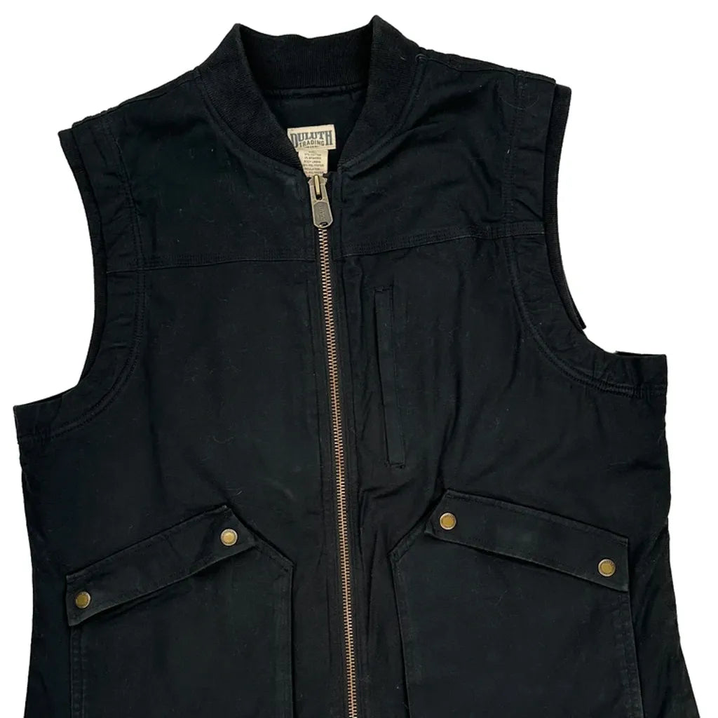 Duluth Workwear Vest - Large Black Cotton