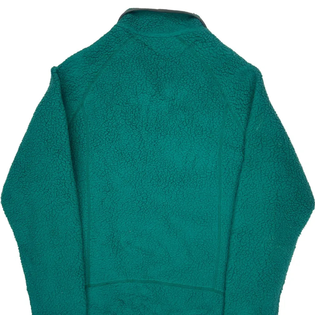 Patagonia Fleece Jacket - Large Green Polyester
