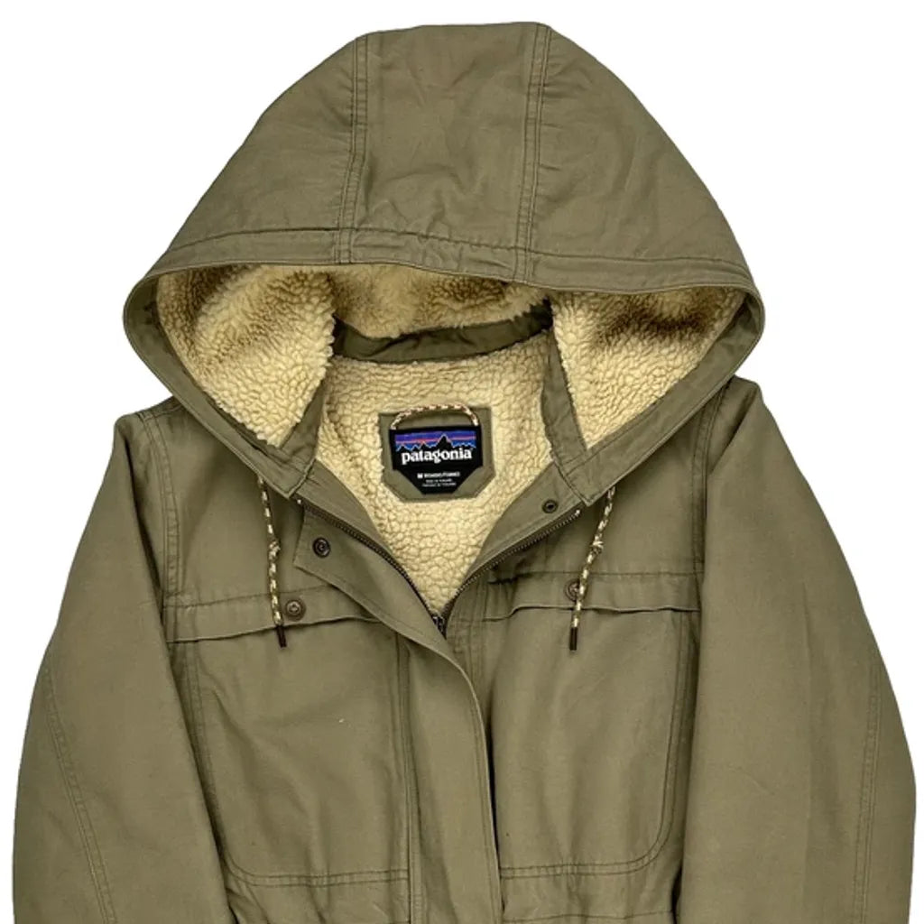 Patagonia Parka - Medium Green Cotton
