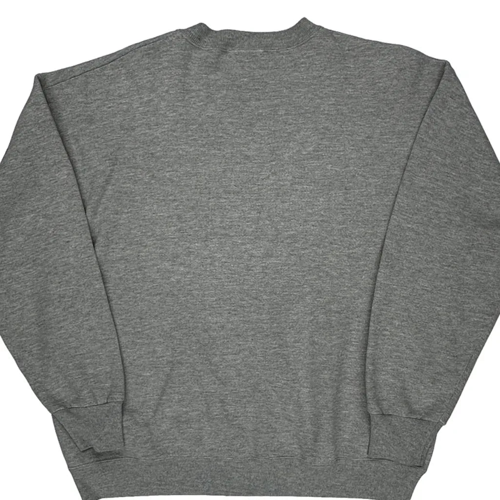 Made In USA Csa Pittsburgh Steelers Sweatshirt - Large Gray Cotton