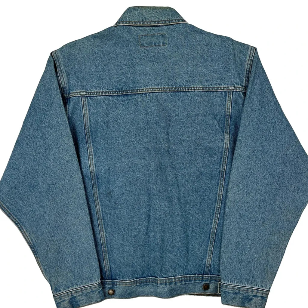 Wrangler Denim Jacket - Medium Blue Cotton