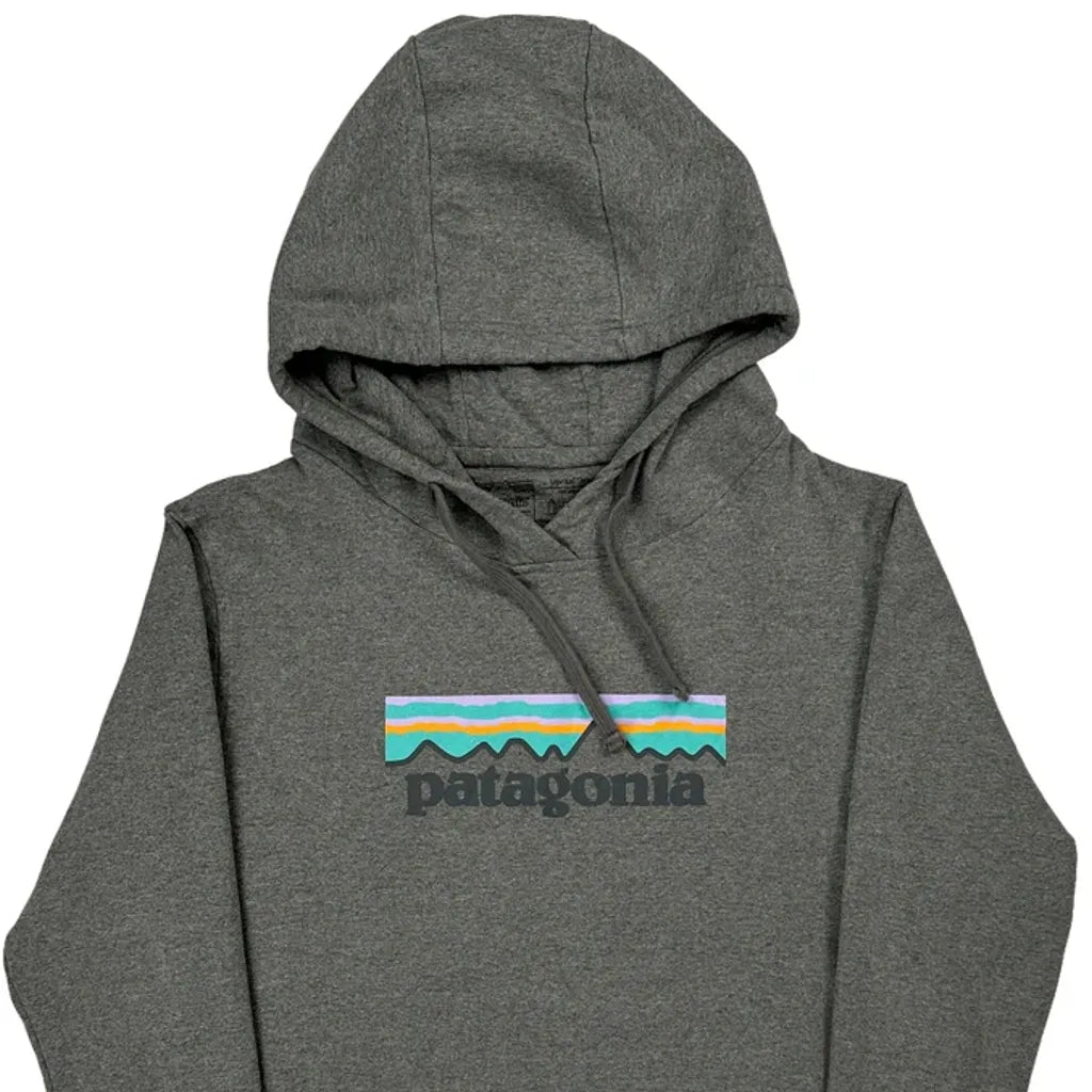 Patagonia Hoodie - Small Gray Cotton Blend
