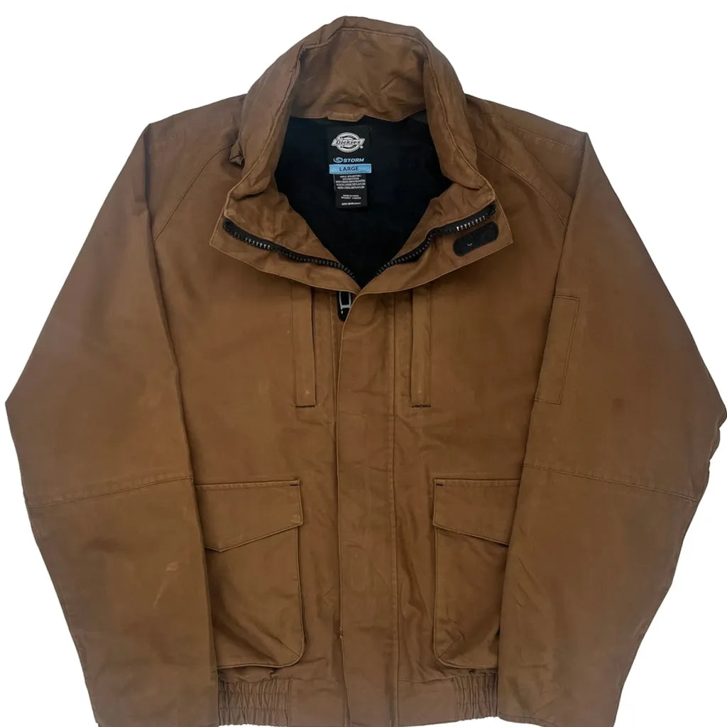 Dickies Jacket - Large Brown Cotton