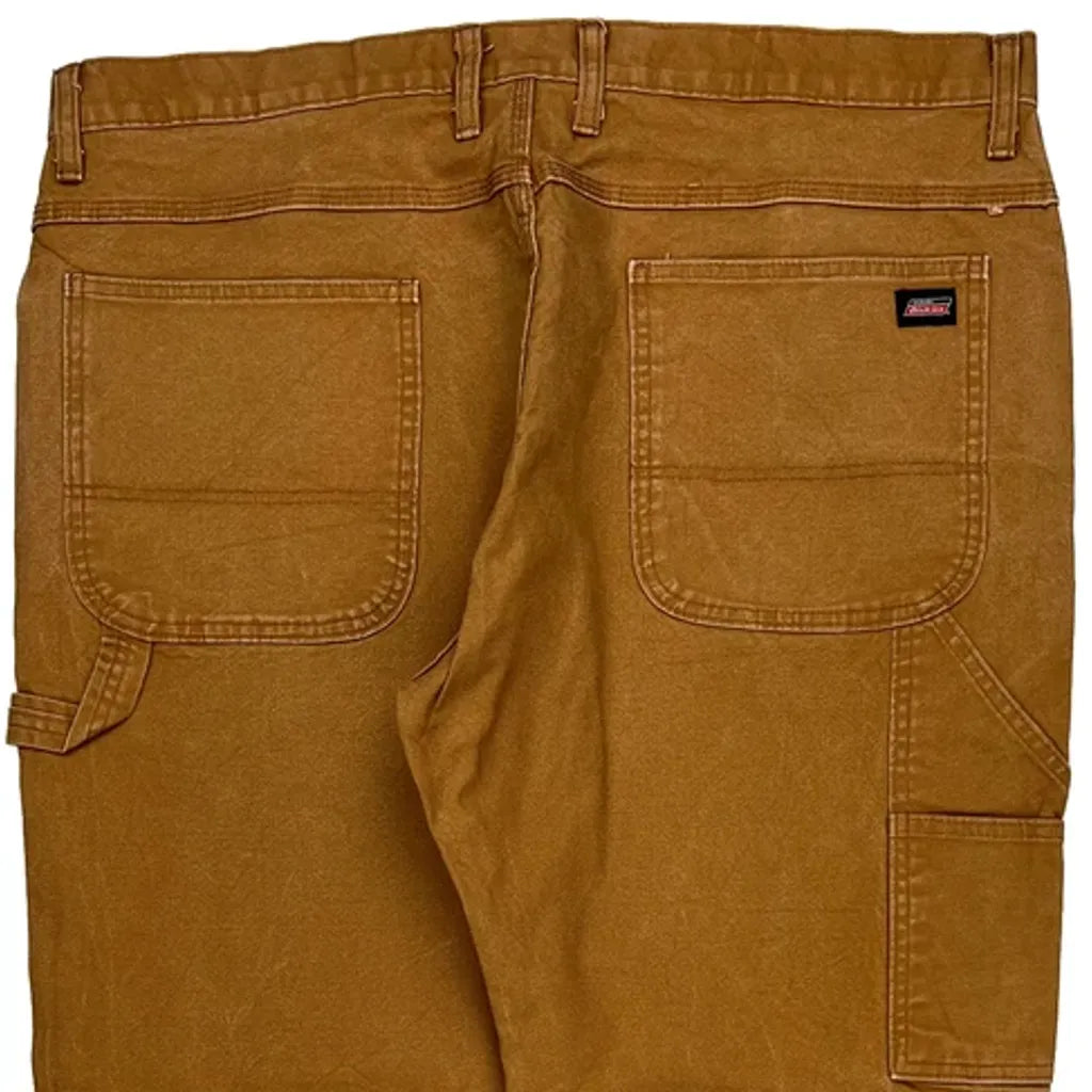 Dickies Carpenter Pants - 38W 32L Brown Cotton