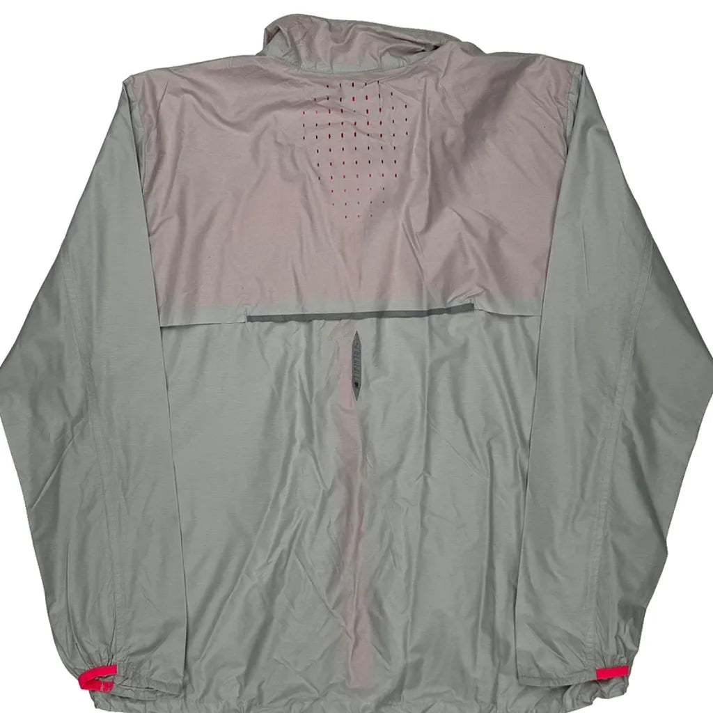 New Balance Windbreaker - 2XL Gray Polyester