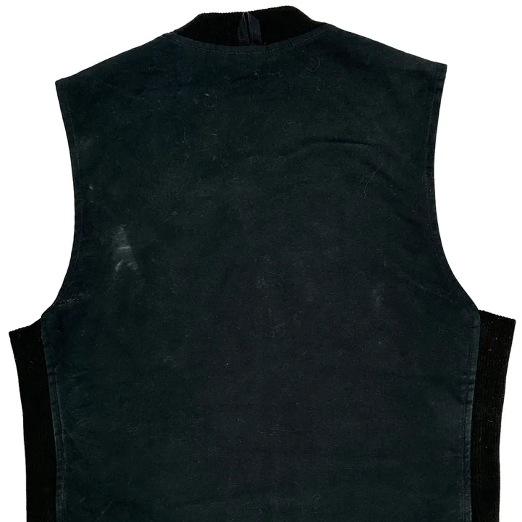 Northscape Design-Build-Maintain Tough Duck Workwear Vest - Medium Black Cotton
