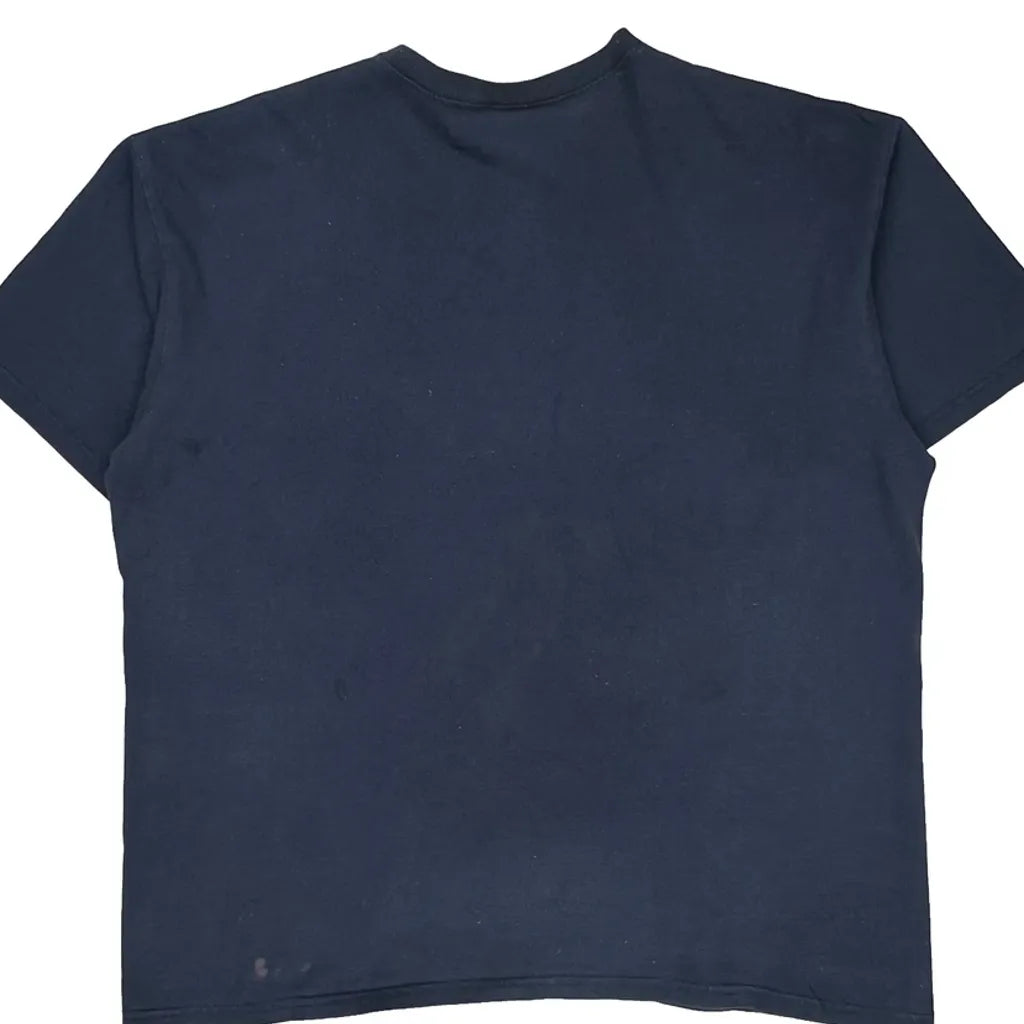 Made In USA Nike T-Shirt - Large Blue Cotton