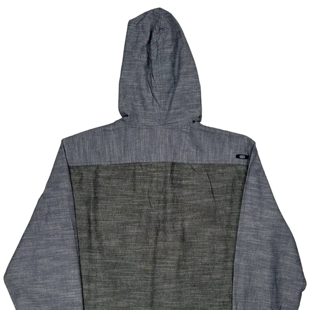 Oakley Shirt - Large Gray Cotton