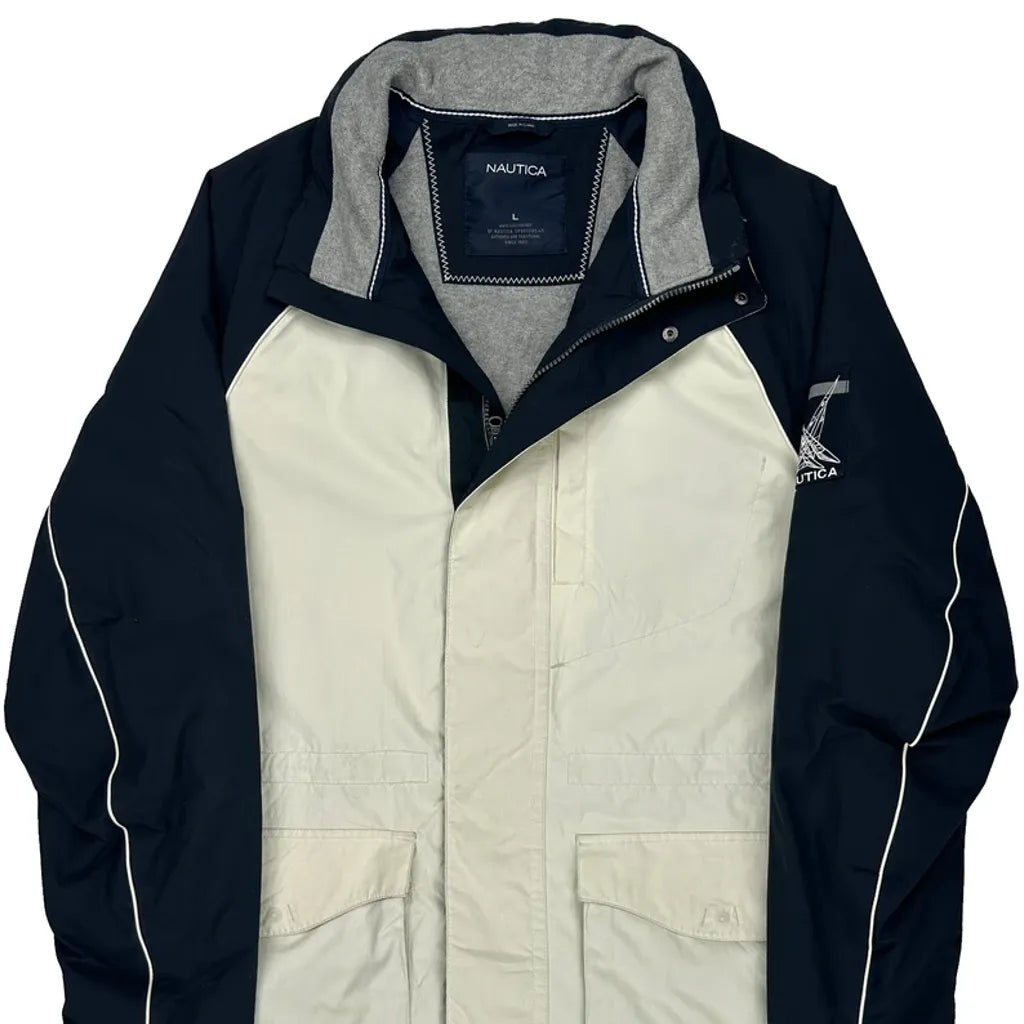 Nautica Jacket - Large Cream Polyester