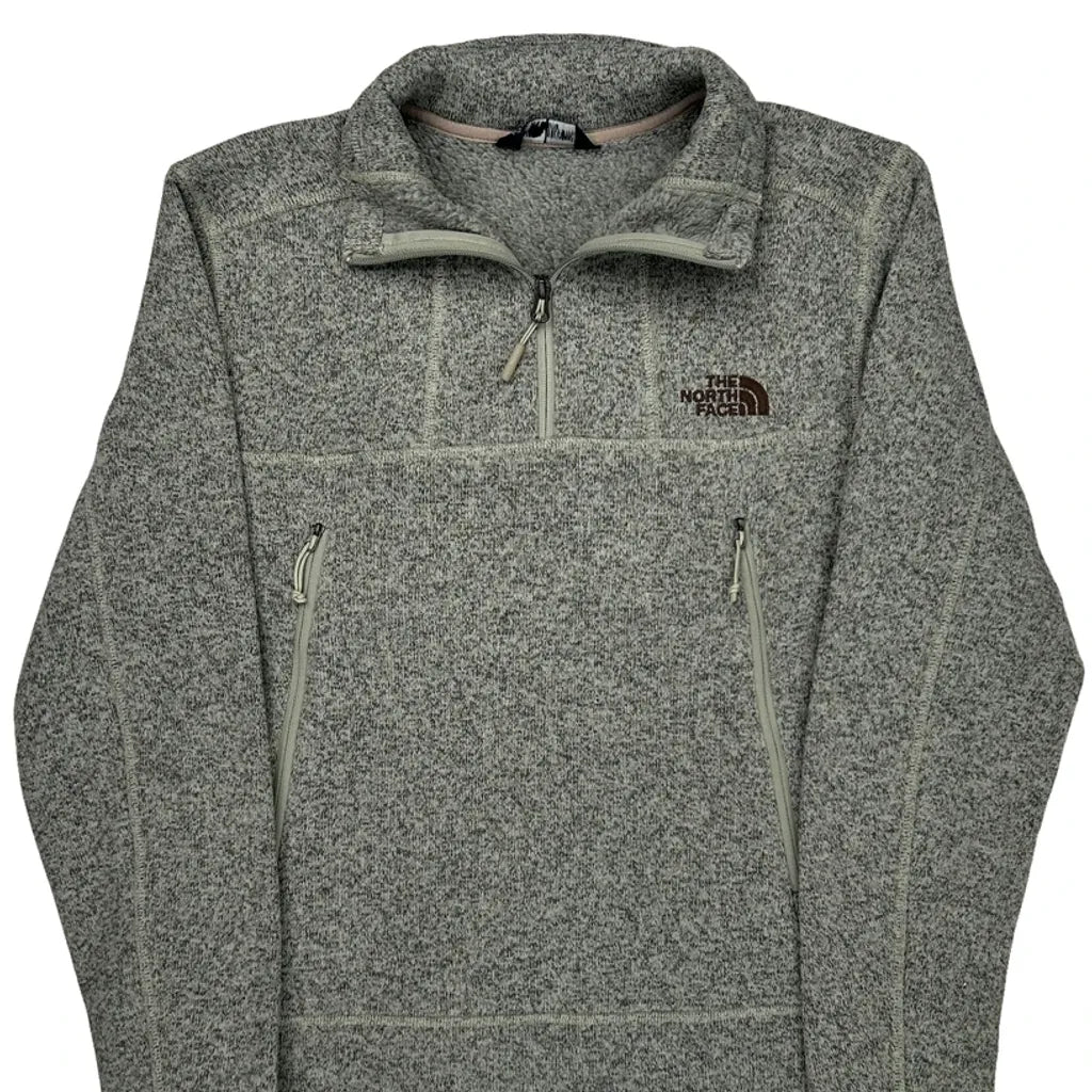 The North Face 1/4 Zip - Medium Gray Polyester