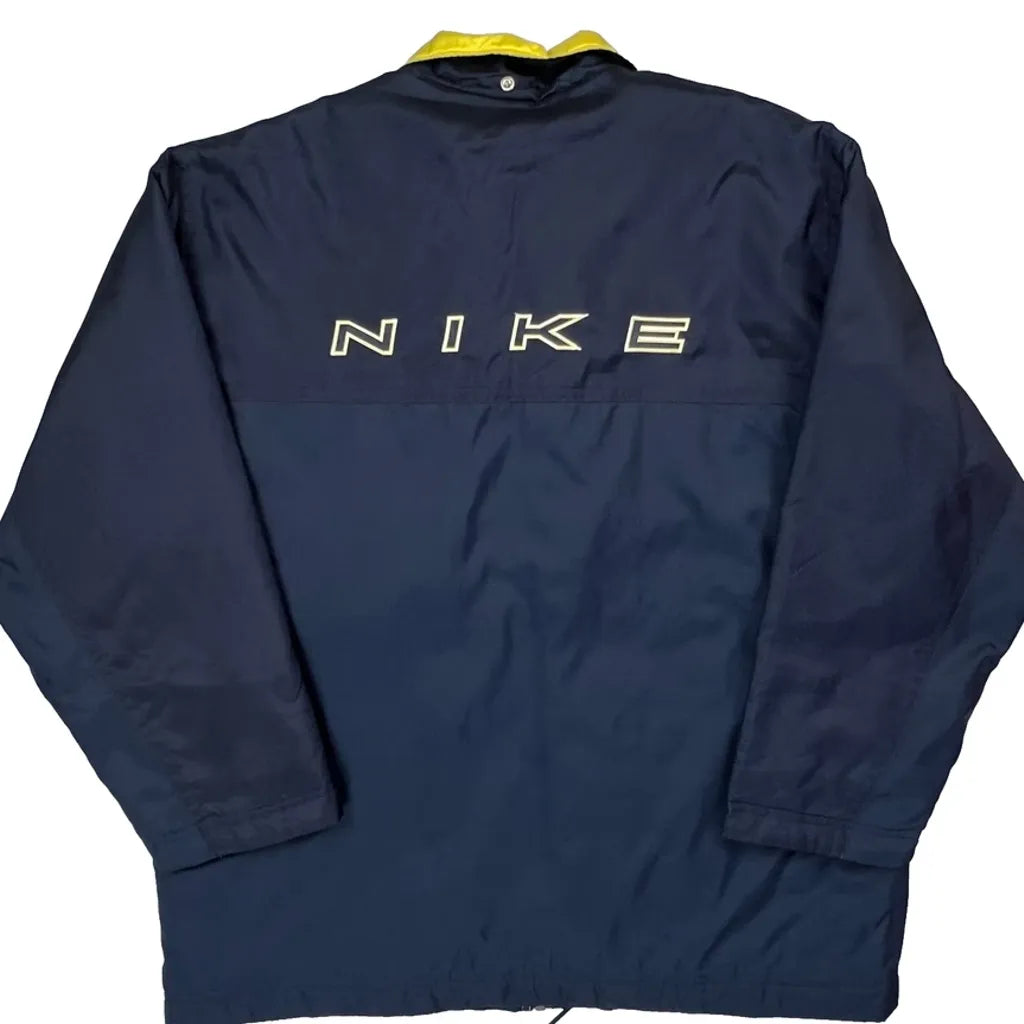 Nike Spellout Windbreaker - Medium Navy Polyester
