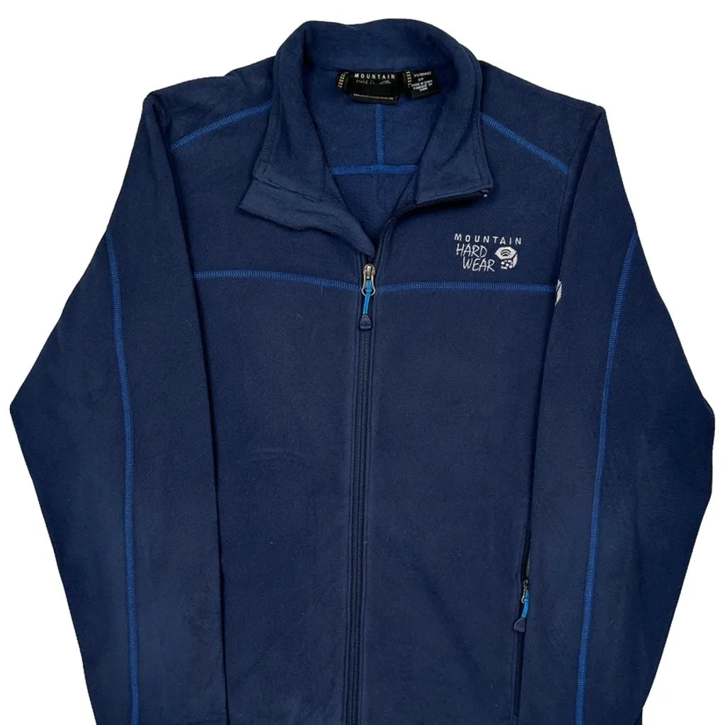 Mountain Hard Wear Fleece Jacket - Small Blue Polyester