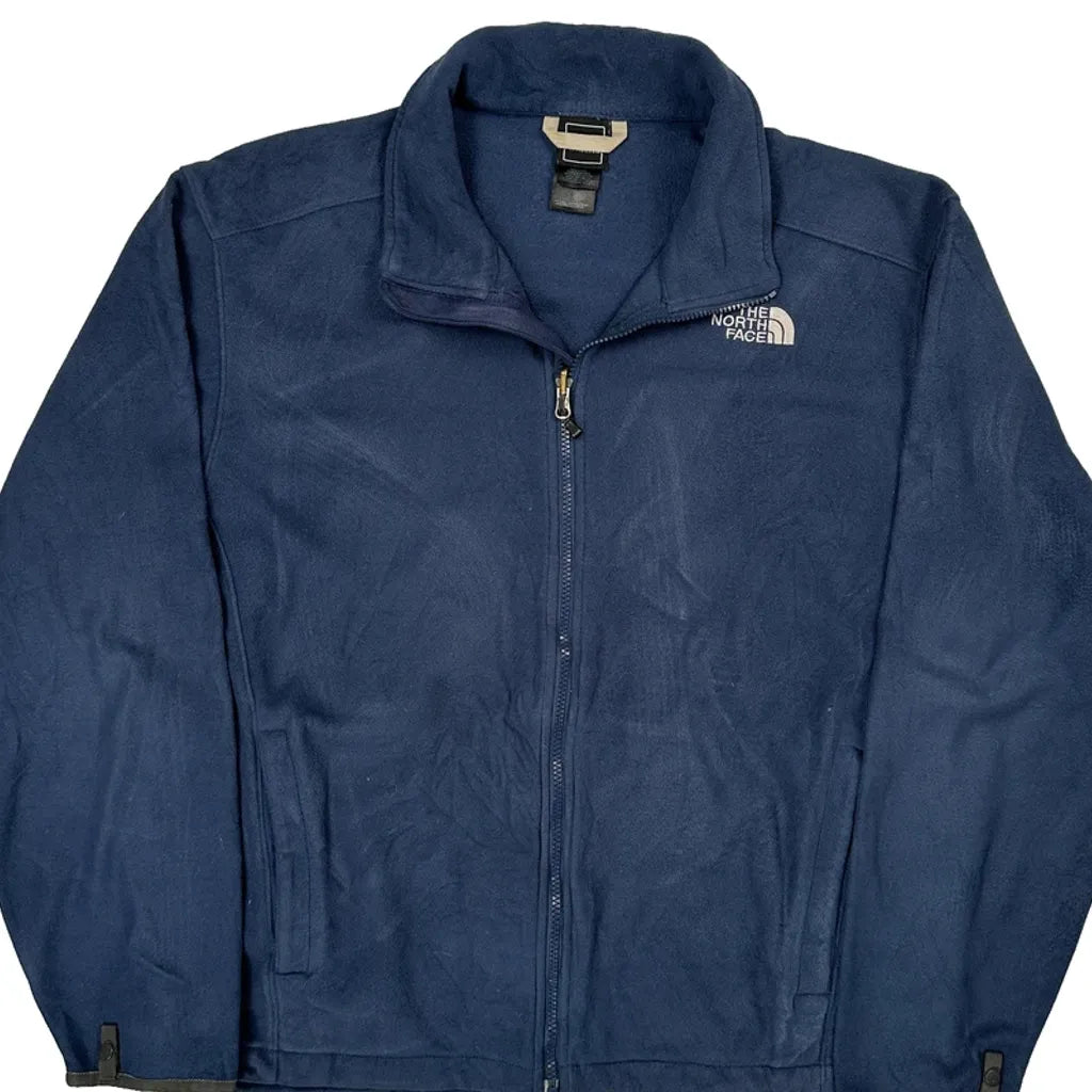 The North Face Fleece Jacket - Large Blue Polyester