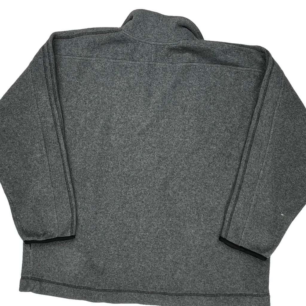 Adidas 1/4 Zip - Large Gray Polyester