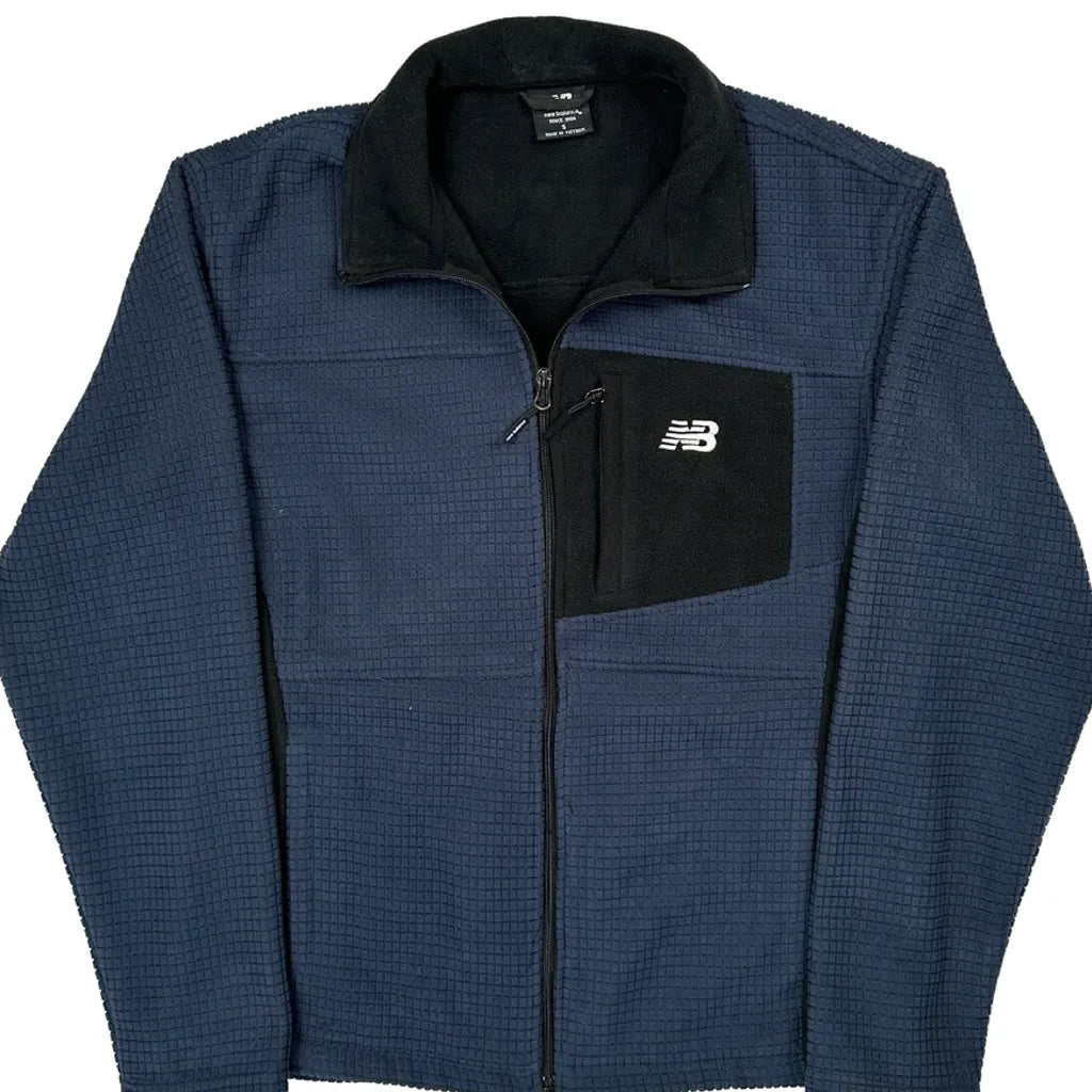 New Balance Zip Up - Small Blue Polyester