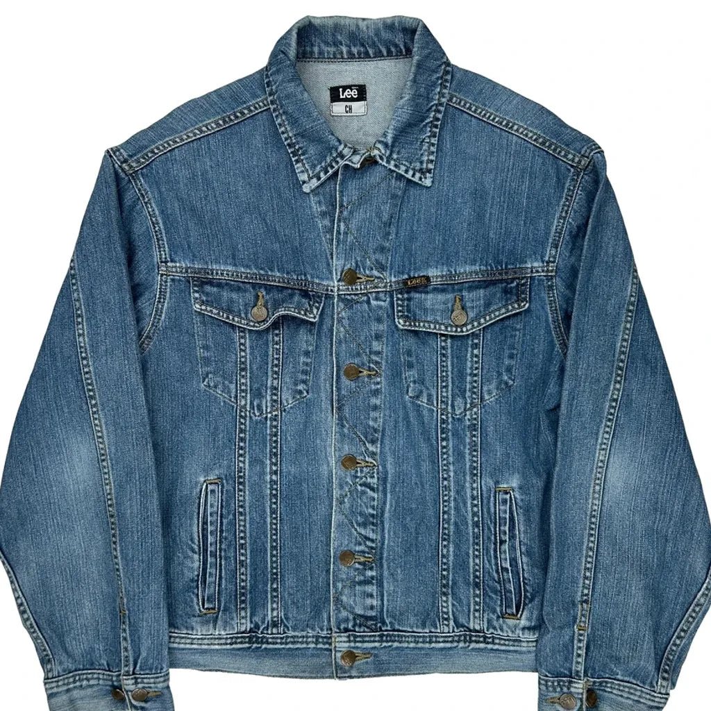 Lee Denim Jacket - Large Blue Denim