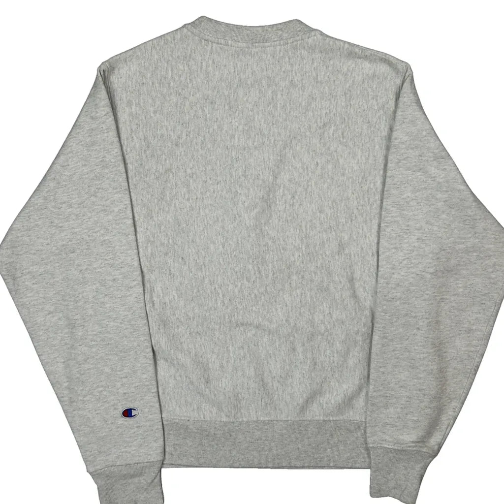 Reverse Weave Champion Miami College Sweatshirt - Small Gray Cotton