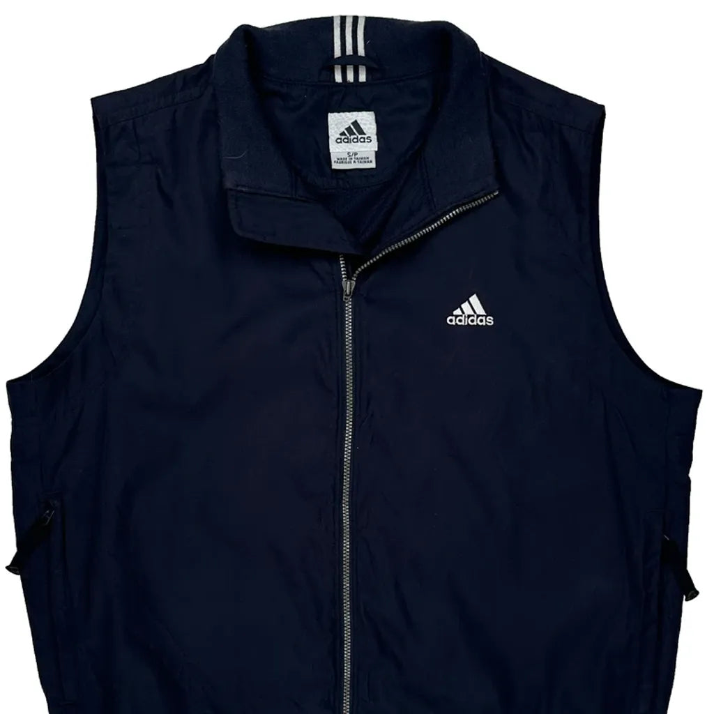 Adidas Vest - Small Navy Polyester