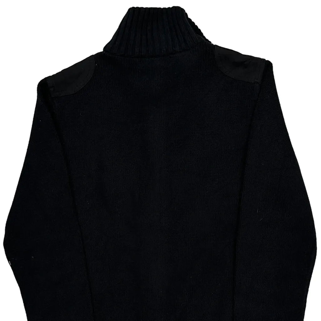 Ralph Lauren Zip Up - Medium Black Cotton