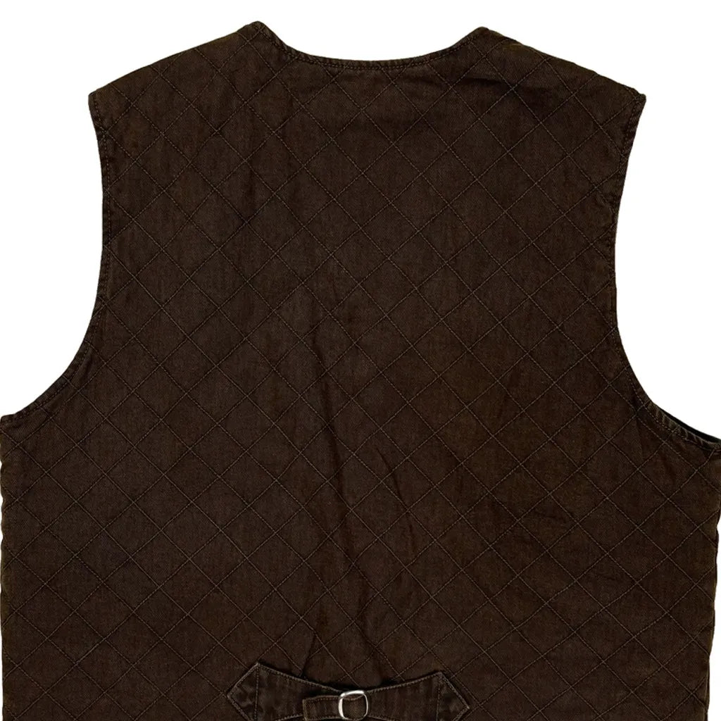 Woolrich Vest - Large Brown Cotton