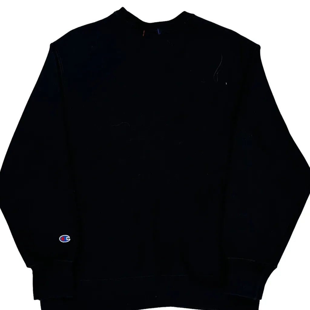 Reverse Weave Champion Sweatshirt - Medium Black Cotton