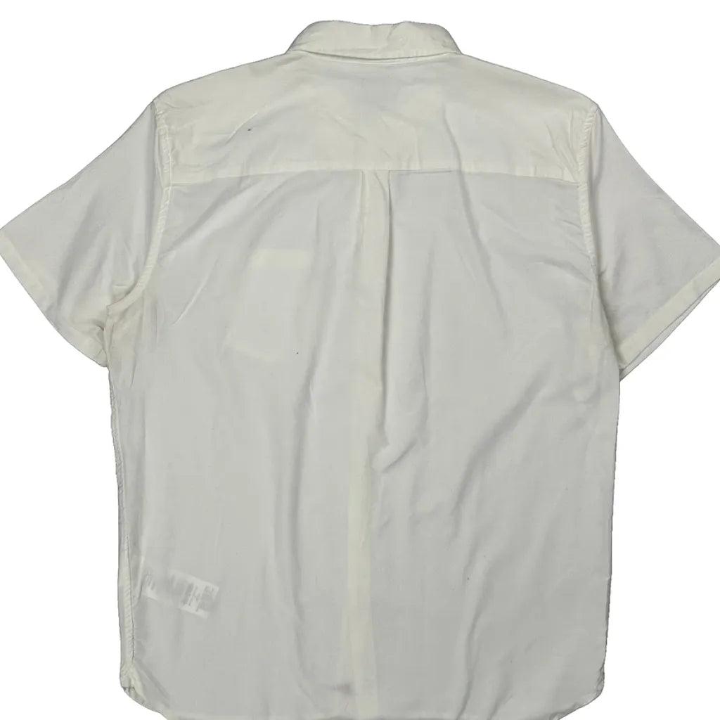Oakley Short Sleeve Shirt - XL White Cotton