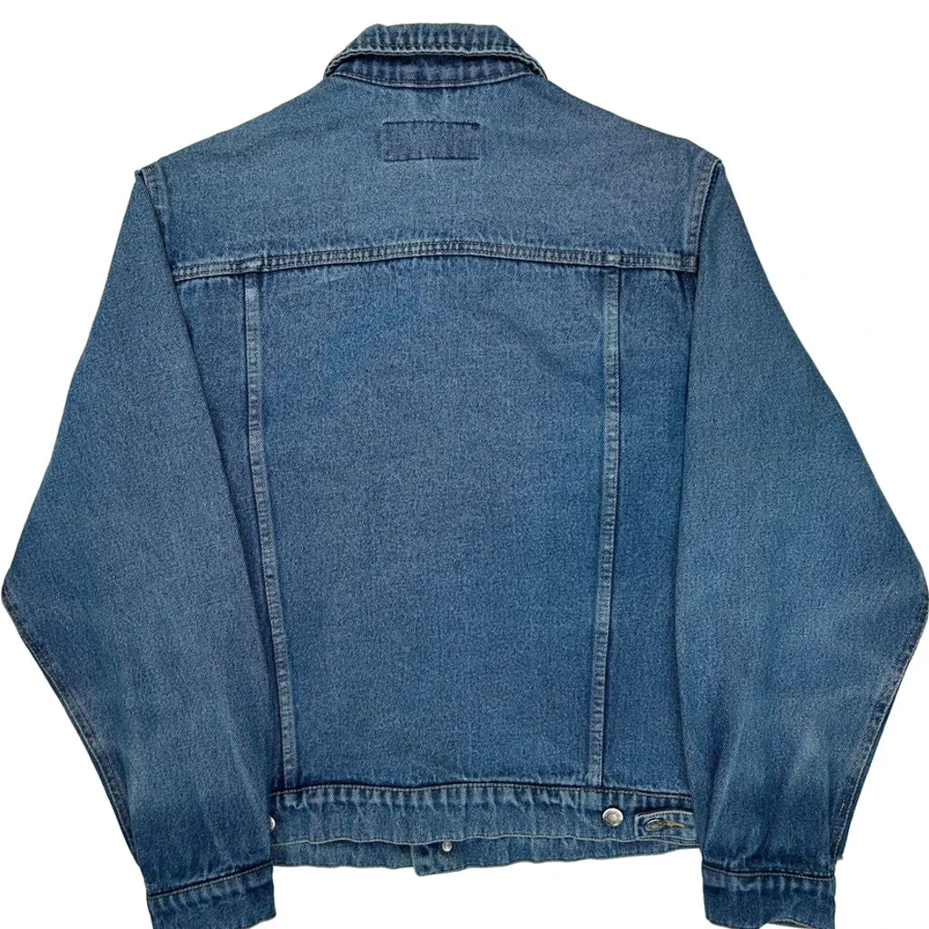 Wrangler Denim Jacket - Medium Blue Cotton