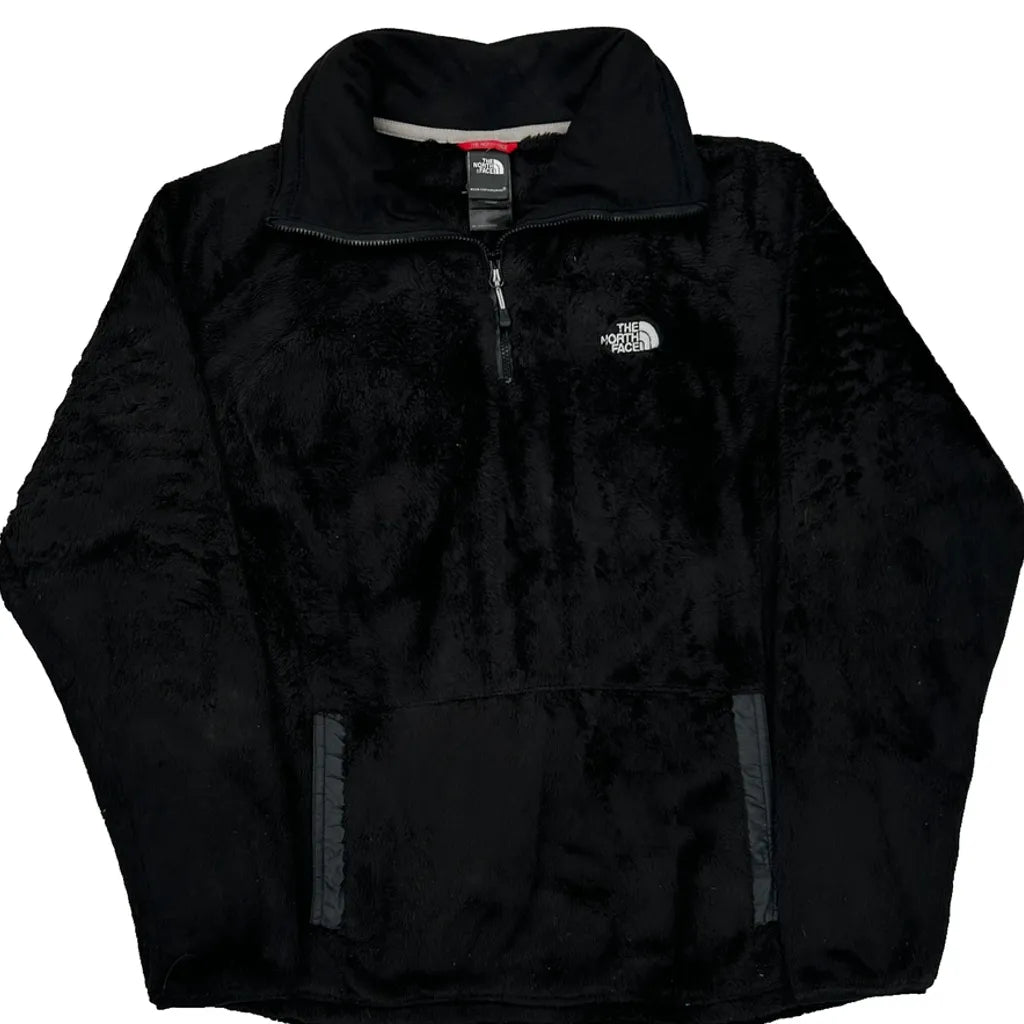 The North Face 1/4 Zip - Medium Black Polyester