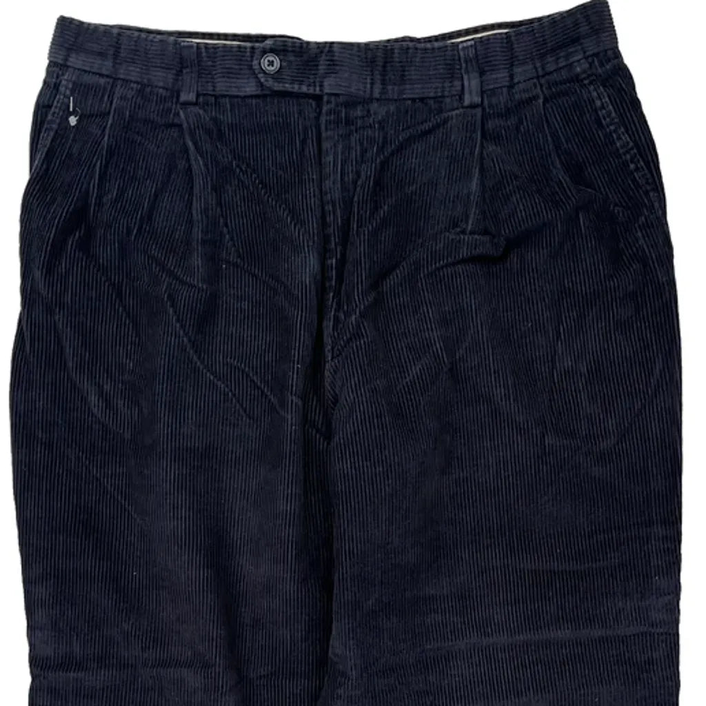 Polo By Ralph Lauren Cord Pants - 34″ Waist Navy Corduroy