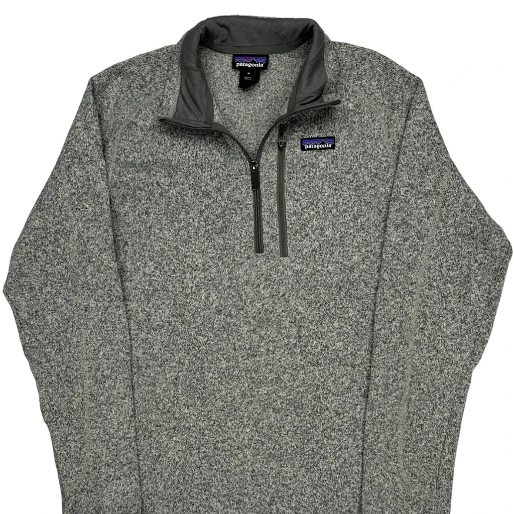 Patagonia 1/4 Zip - Medium Gray Polyester