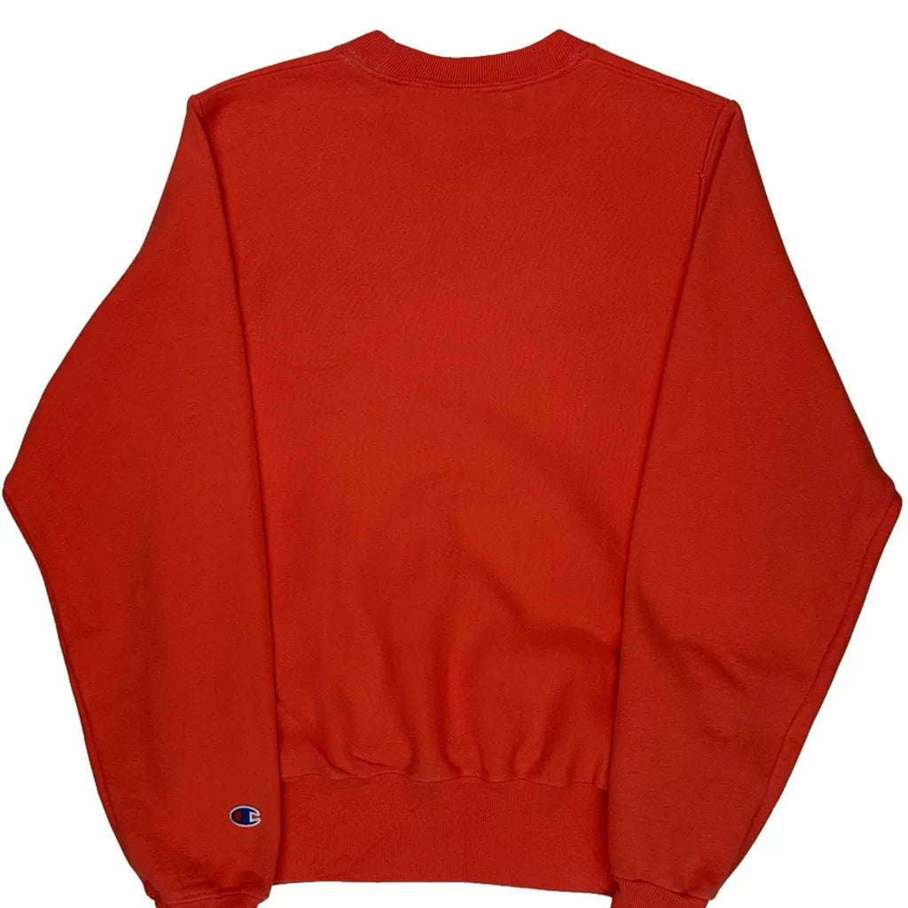 Reverse Weave Champion Sweatshirt - XS Red Cotton Blend