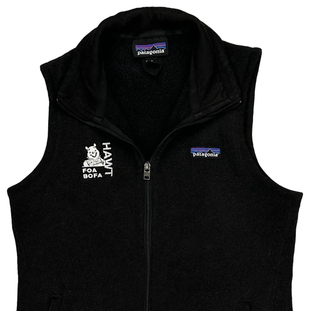 Patagonia Fleece Vest - Small Black Polyester