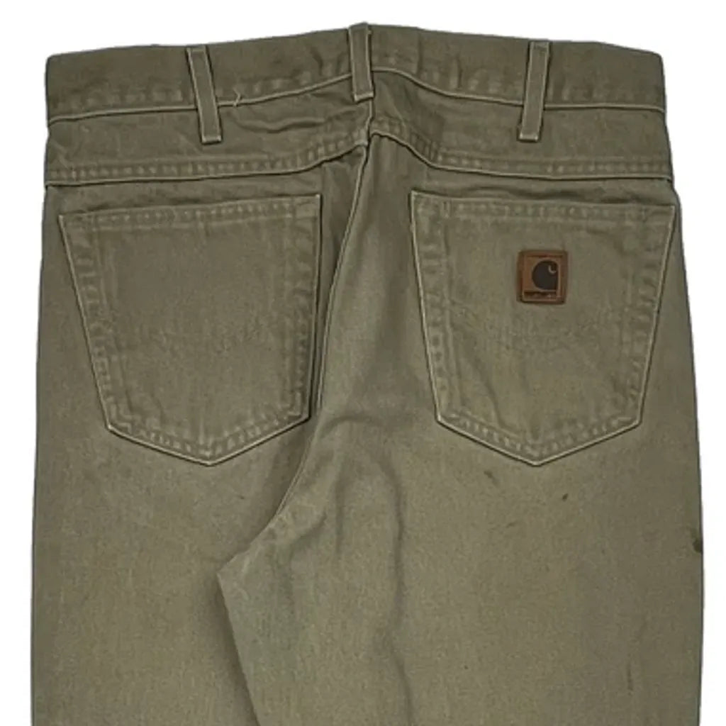 Carhartt B161 Tan Pants - 32W 36L Beige Cotton