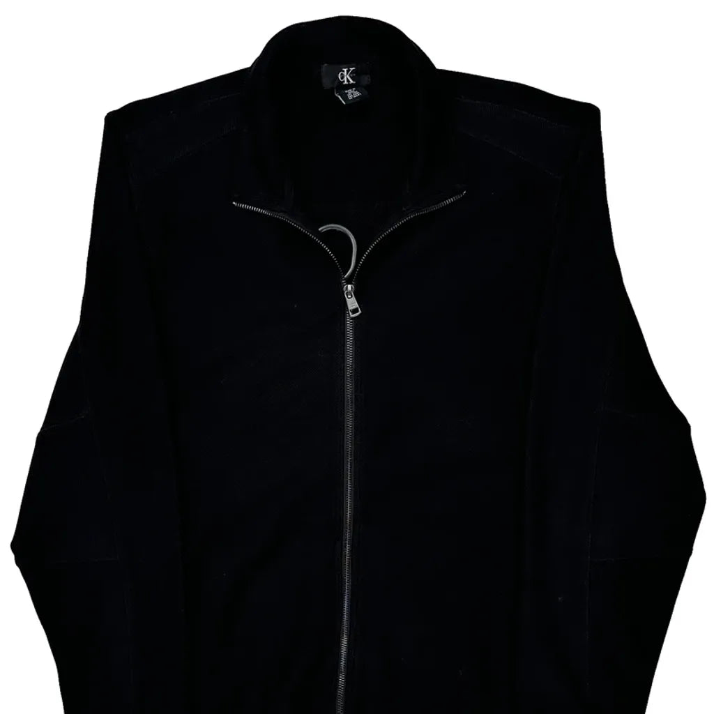 Calvin Klein 1/4 Zip - Medium Black Cotton