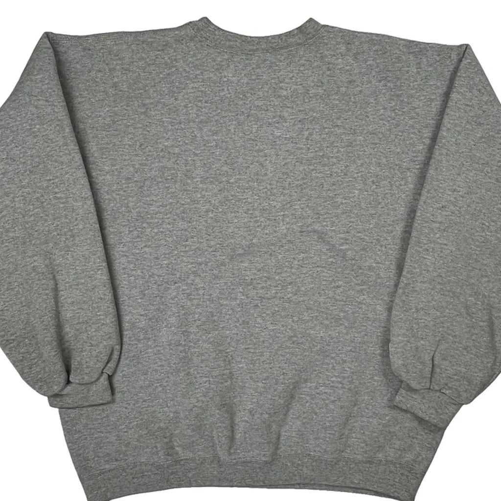 90S Tampa Bay Buccaneers Adidas Nfl Graphic Sweatshirt - Medium Gray Cotton Blend