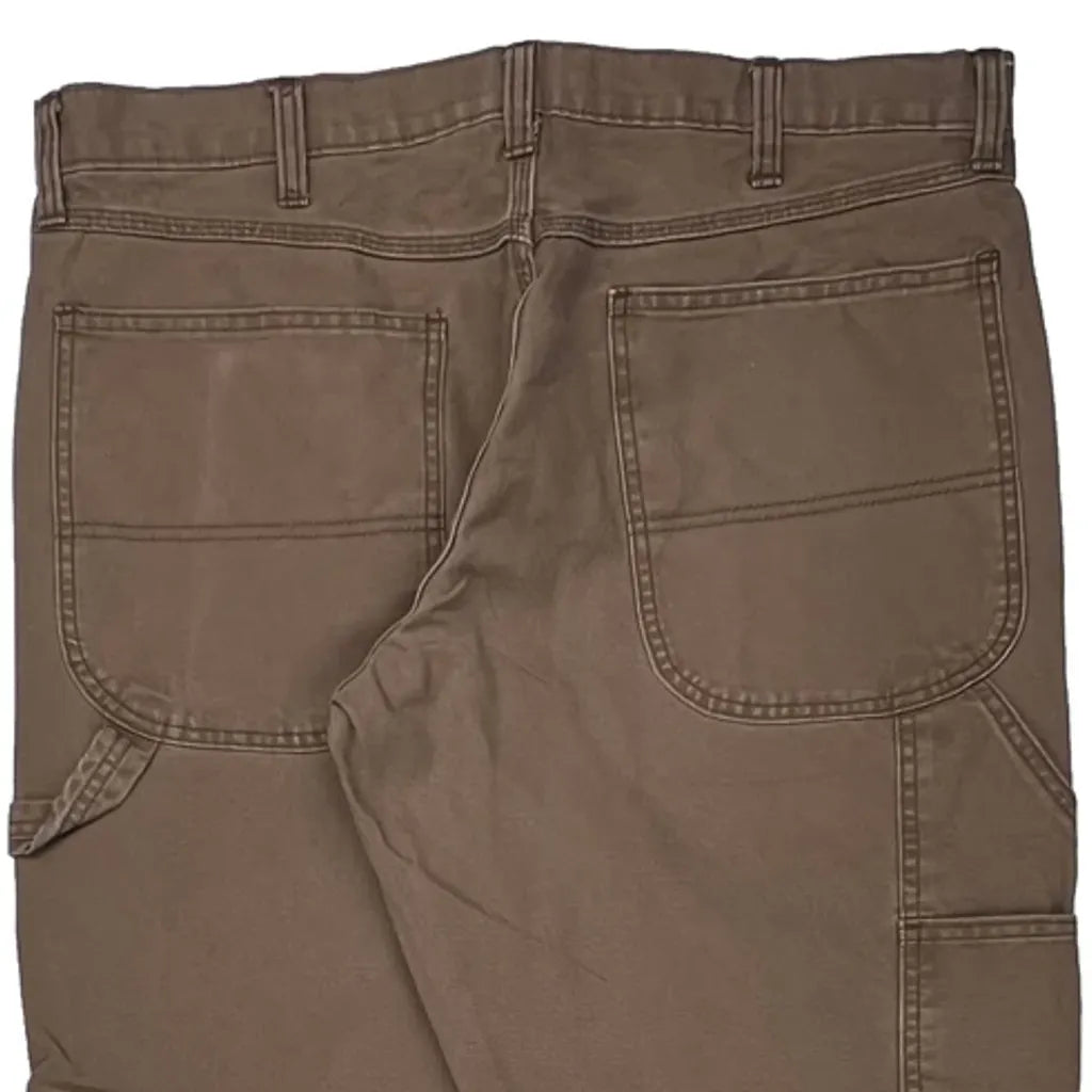 Dickies Carpenter Pants - 36W 28L Brown Cotton