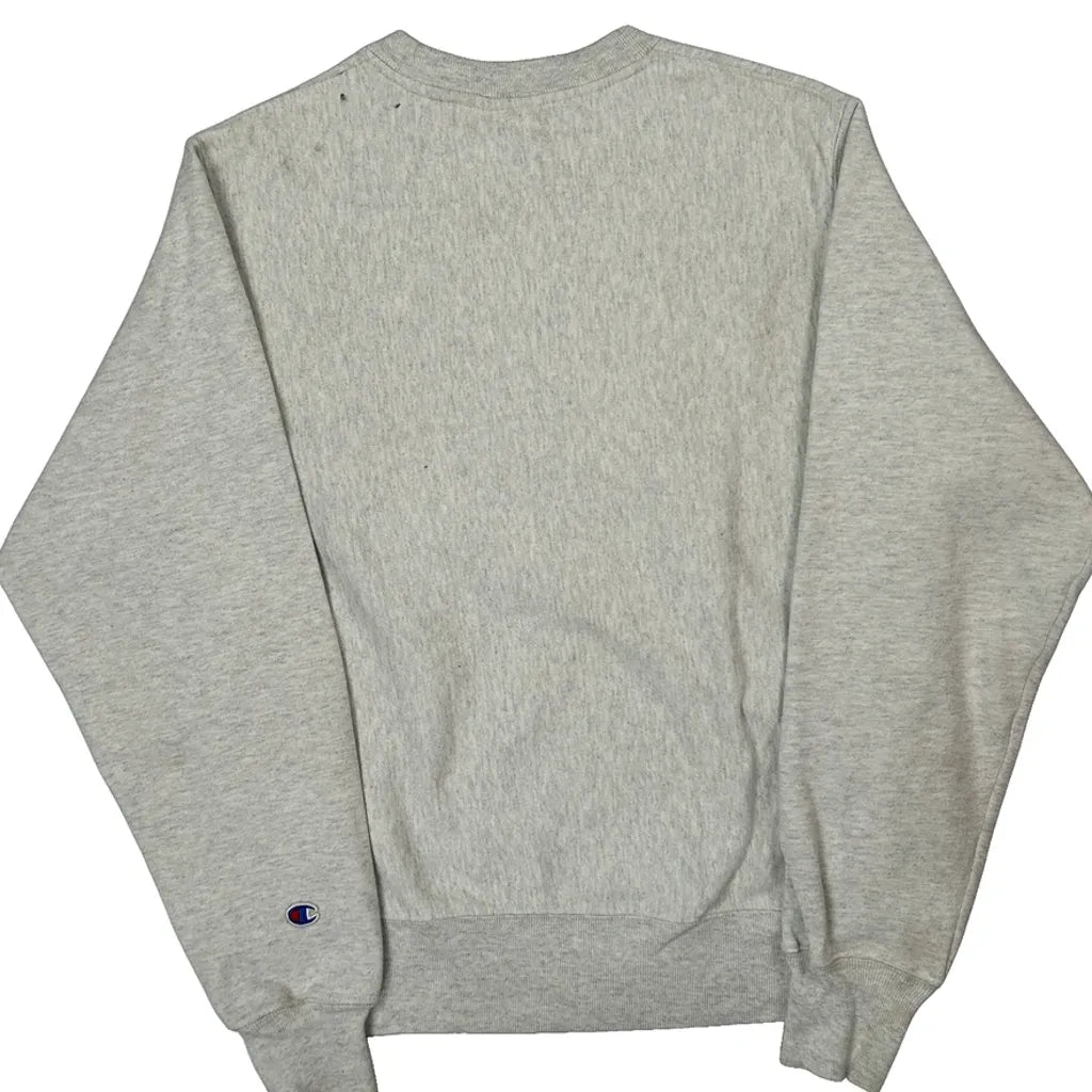 Reverse Weave Champion Kean University Sweatshirt - Small Gray Cotton