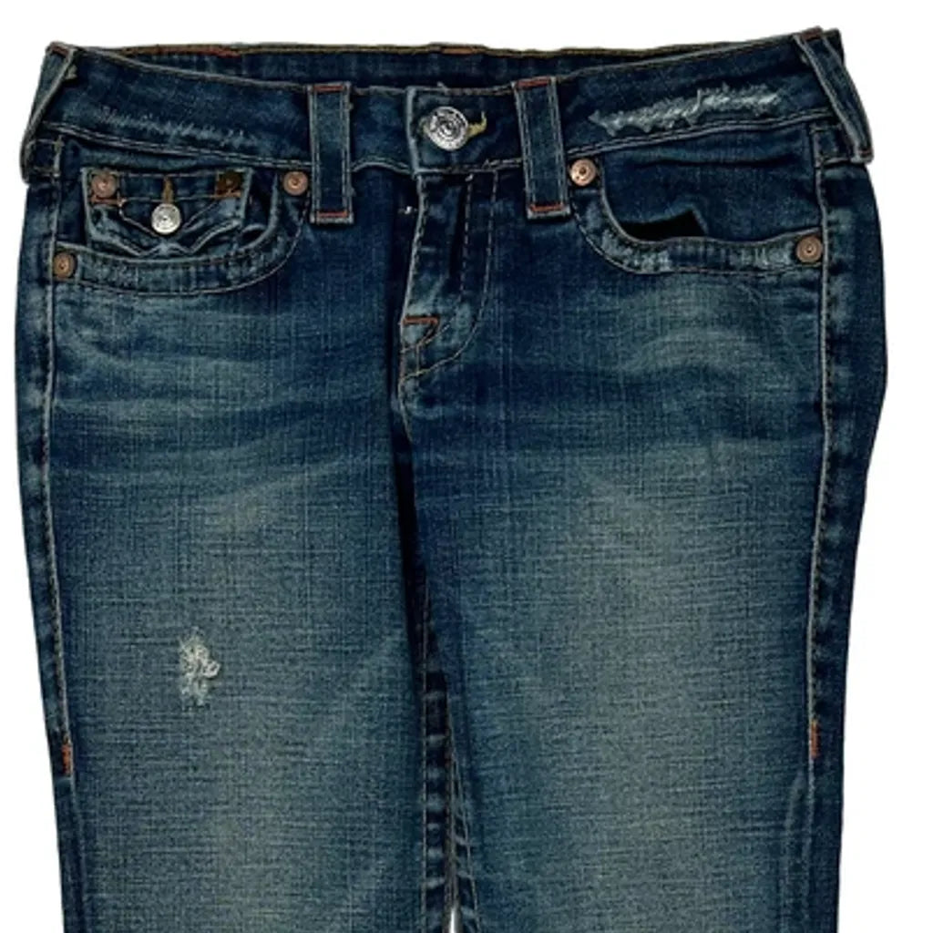 True Religion Slim Fit Jeans - 28W US 2 Dark Wash Denim