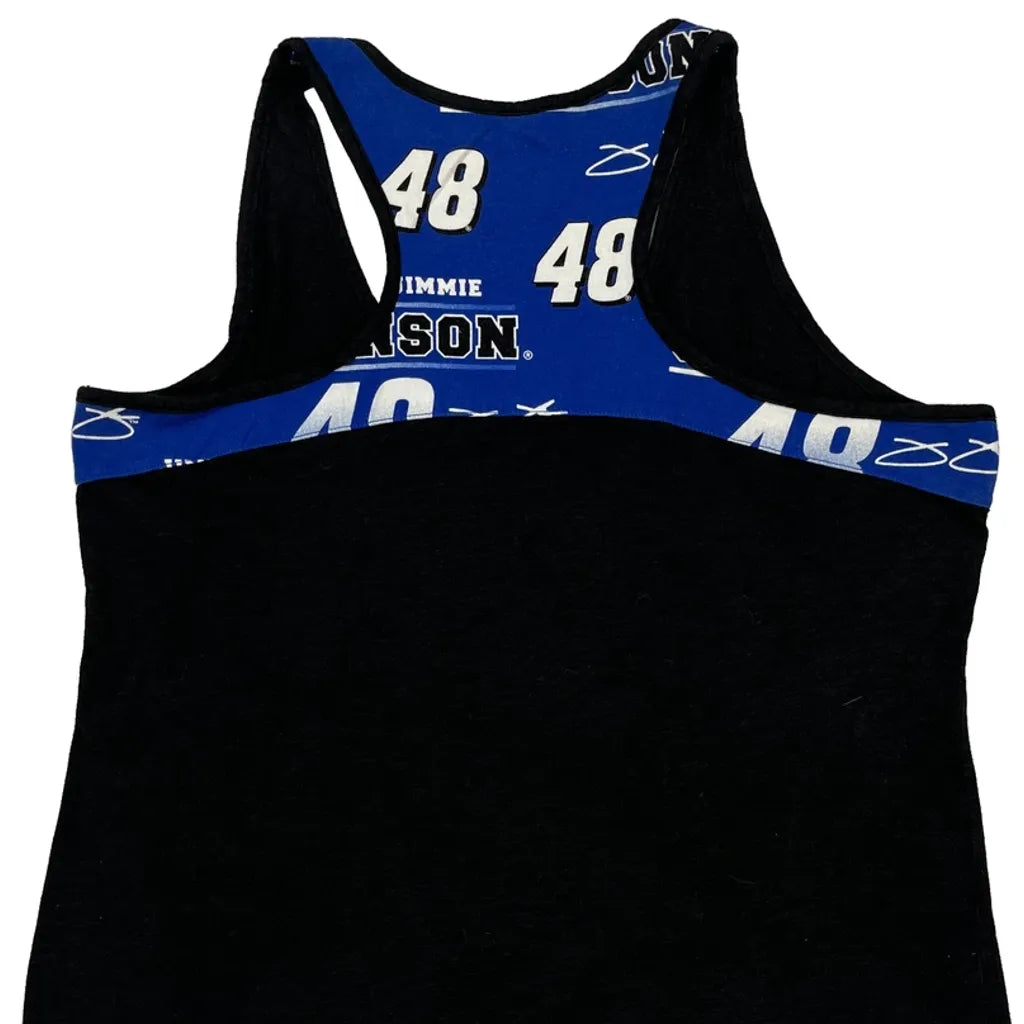 Jimmie Johnson Nascar Graphic Tank Top - 2XL Black Cotton Blend