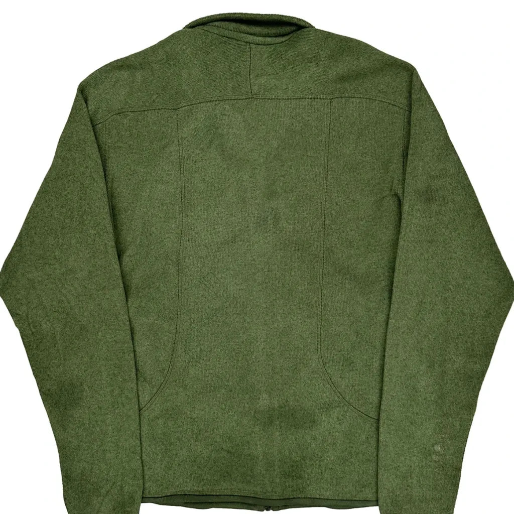 Patagonia Fleece Jacket - Large Green Polyester