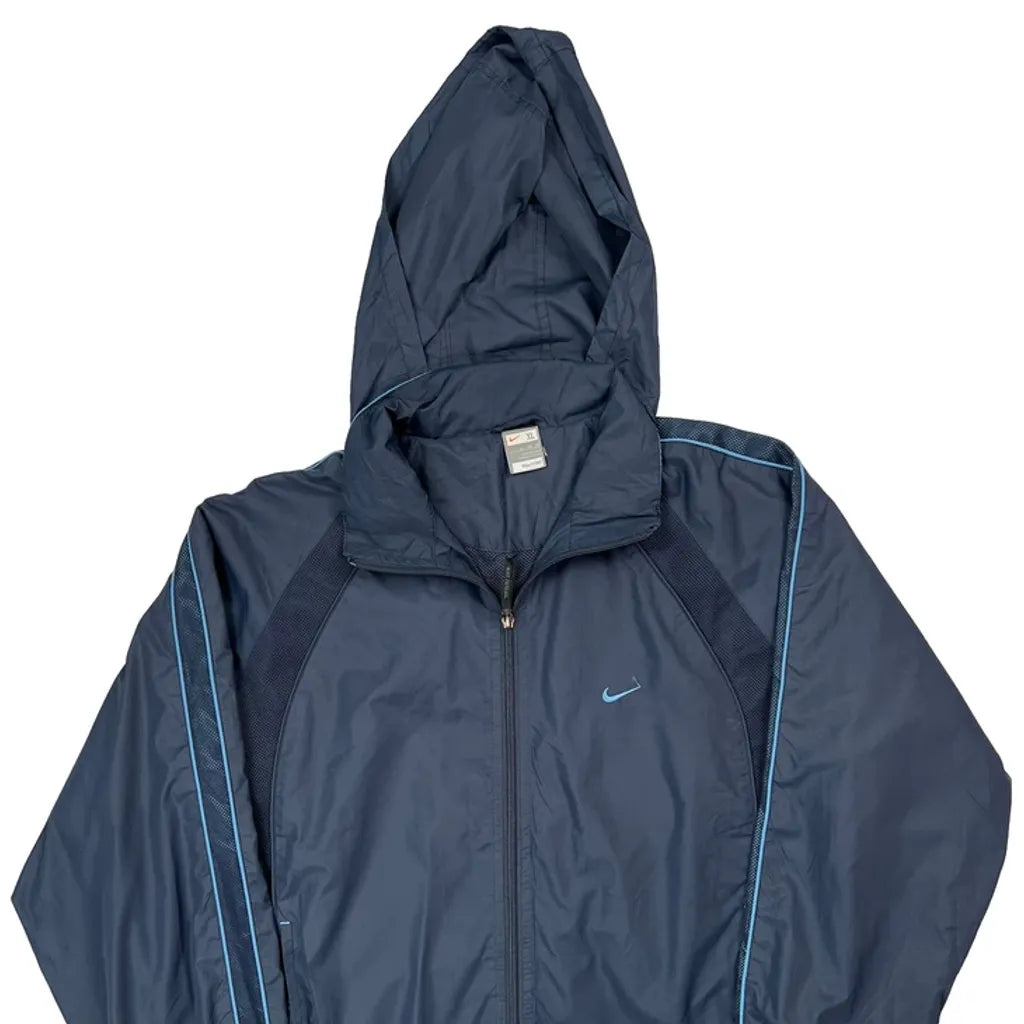 Nike Windbreaker - XL Blue Polyester
